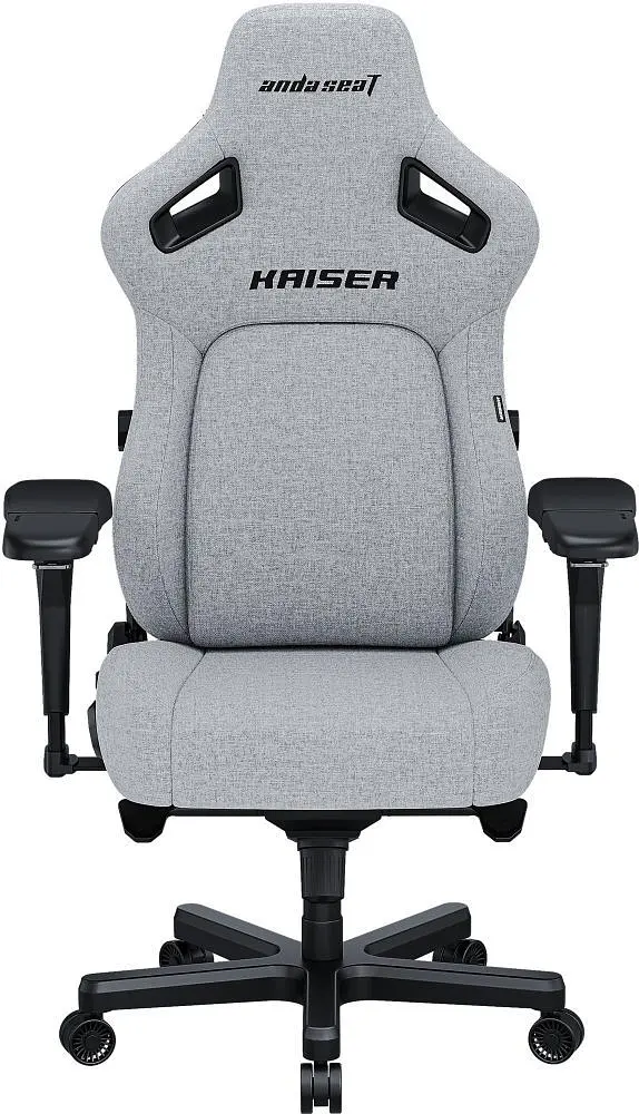 Крісло для геймерів Anda Seat Kaiser 4 Size XL Fabric Gray (AD12YDDC-XLL-20-G-CF) - фото 3