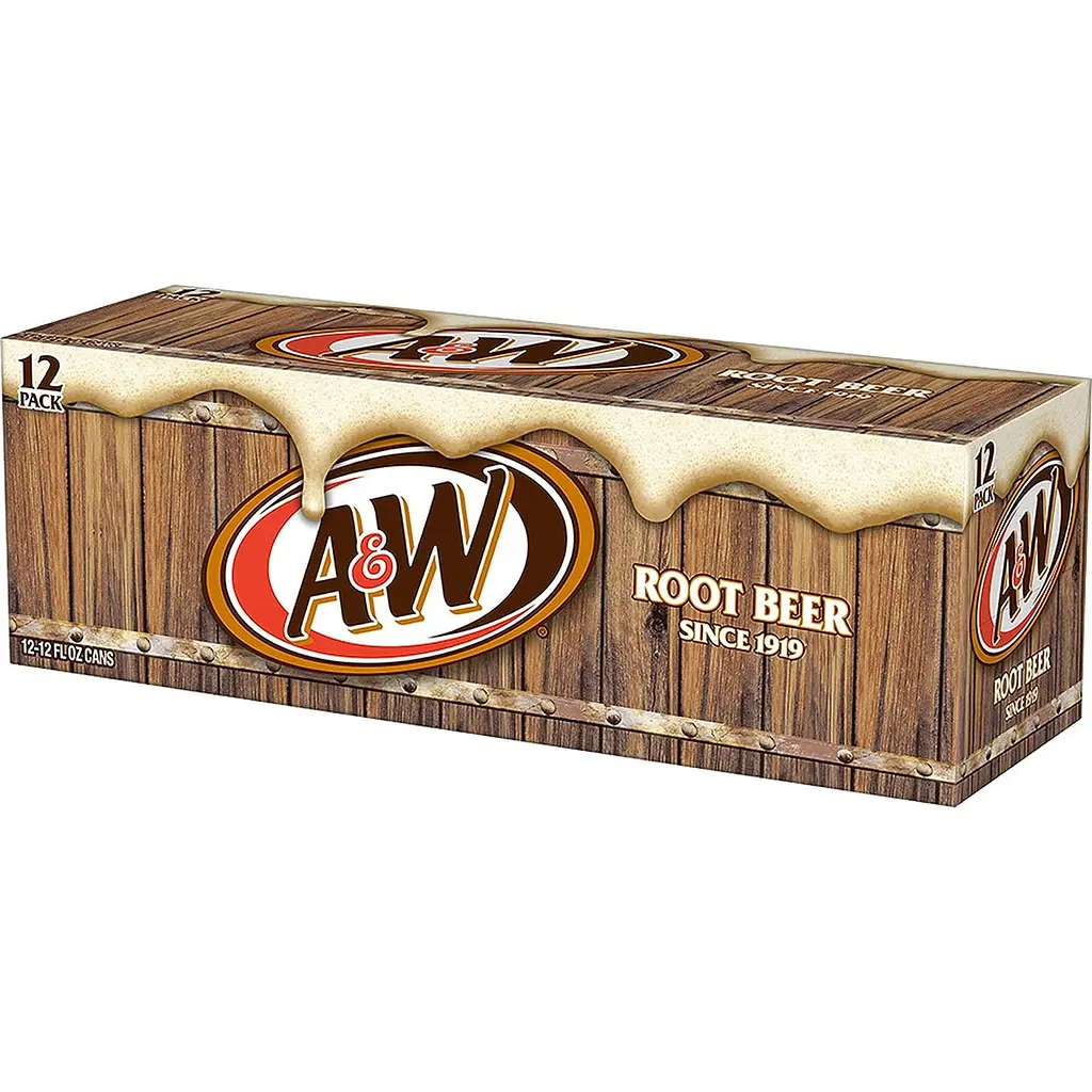 Блок газованого напою A&W Root Beer 12х355 мл - фото 6