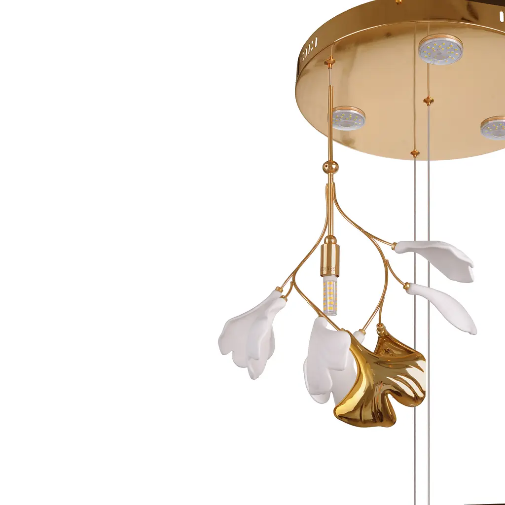 Люстра Brille флористика BKL-531S/4 E14 GD - фото 4