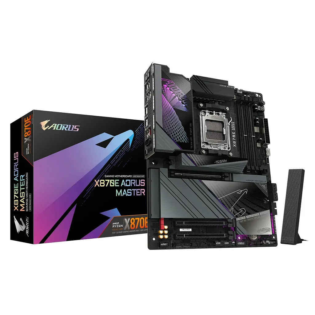 Материнская плата Gigabyte X870E AORUS MASTER sAM5 X870 4xDDR5 M.2 HDMI Typc-C ATX - фото 7