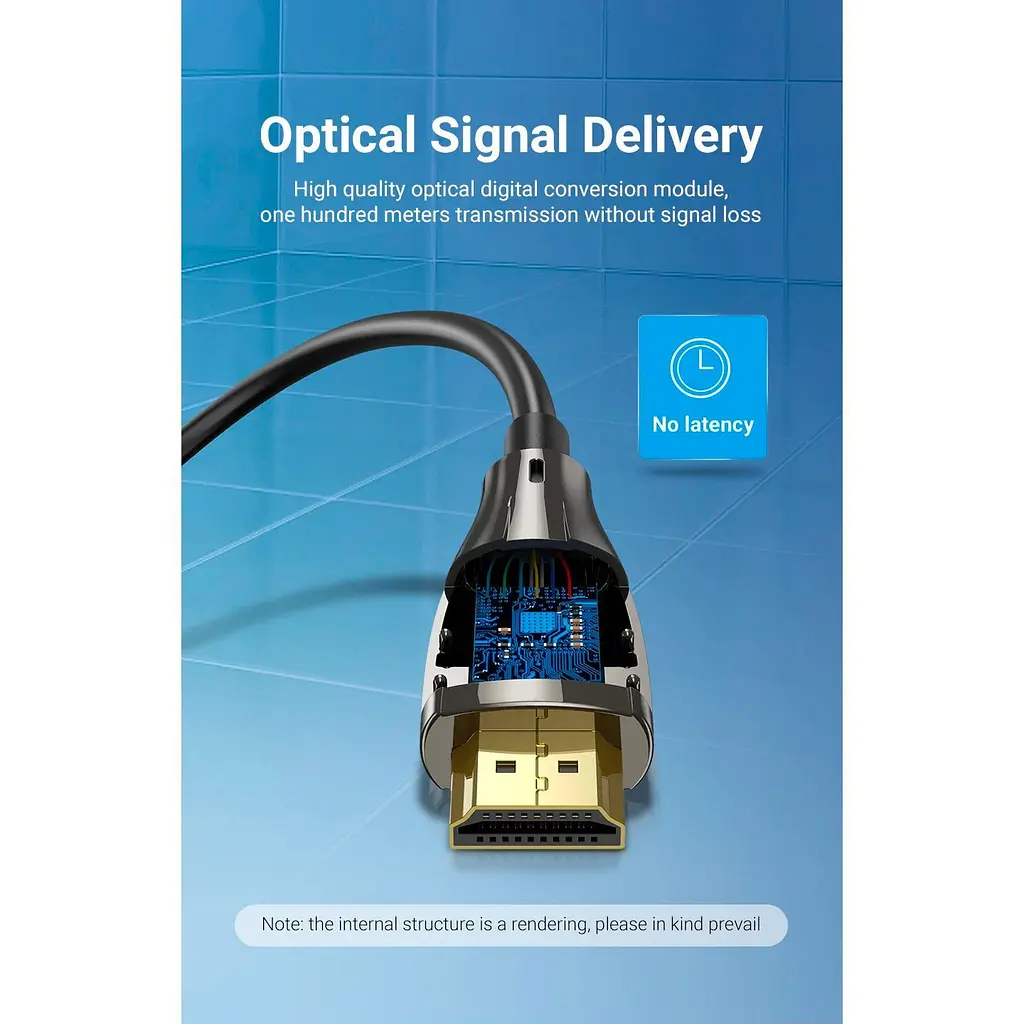 Кабель Vention HDMI to HDMI V2.0 20m Black (ALABQ) [162647] - фото 5