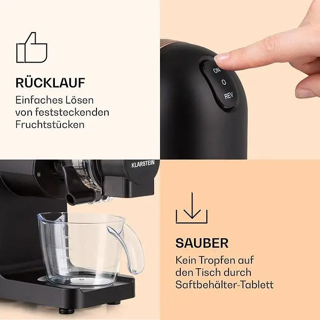 Соковыжималка Klarstein Bella Elegance (10039899) - фото 5