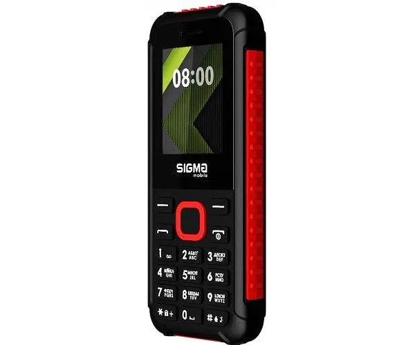 Мобільний телефон Sigma mobile X-style 18 Track кнопковий чорно-червоний (4827798854426) - фото 3