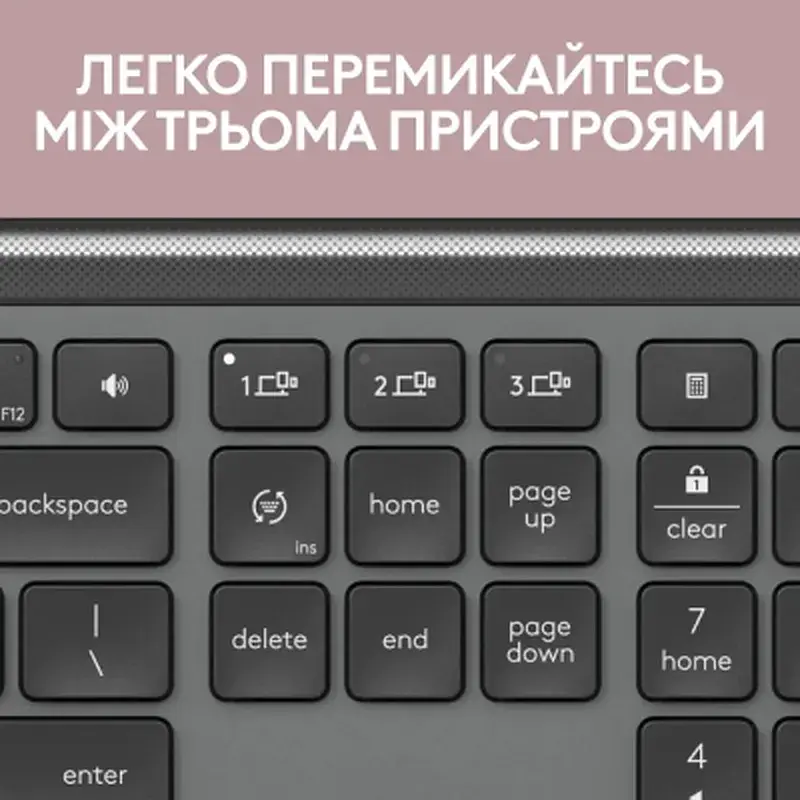 Комплект Logitech MK950 Bluetooth/Wireles UA Graphite (920-012490) - фото 12