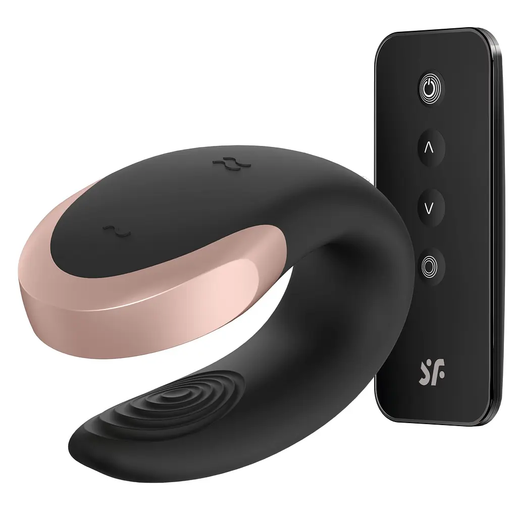 Смарт-вібратор для пар Satisfyer Double Love (Black) Satisfyer IG001722; SO4930 91600 - фото 2