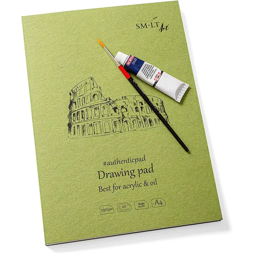 Блокнот-склейка для акрила и масла SM-LT Art Authentic A4 290 г/м² 20 листов - фото 2
