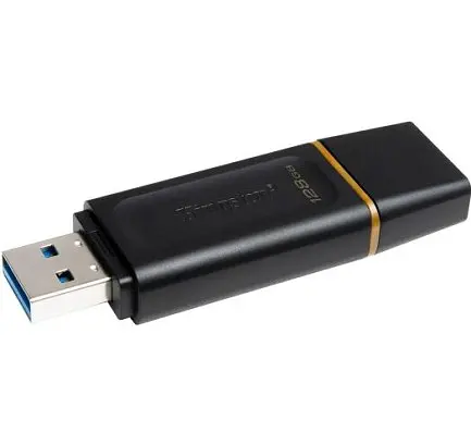 USB флеш-накопитель Kingston DataTraveler Exodia 128GB USB 3.2 Gen 1 Black/Yellow (DTX/128GB) - фото 3