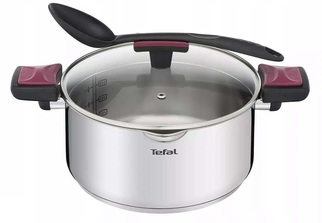 Набір посуду Cook&Clip, 10предметів, нержавіюча сталь,бакеліт, скло Tefal kuh0014726 - фото 8