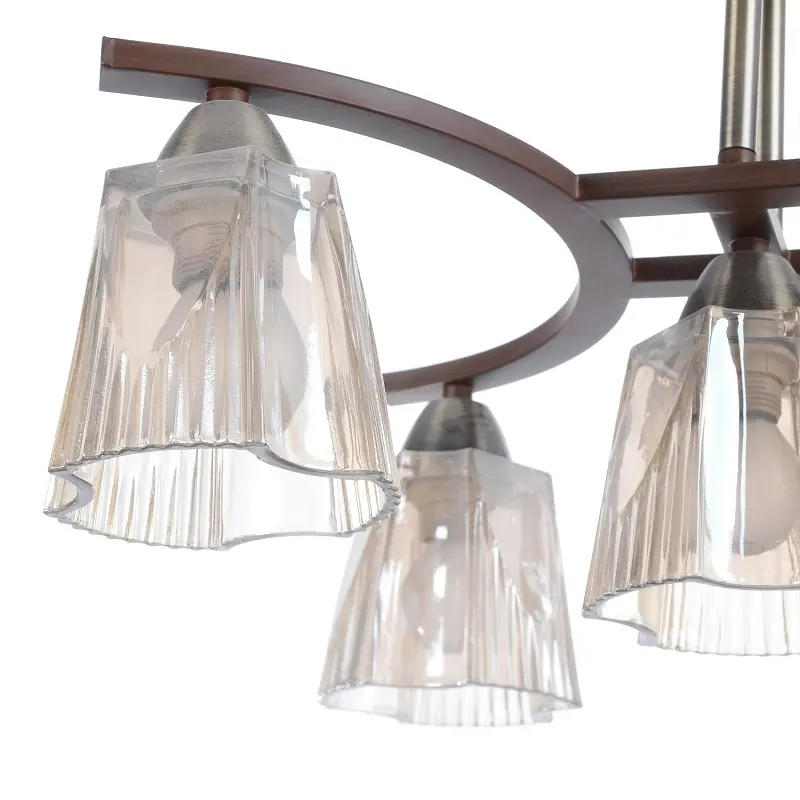 Люстра потолочная Brille классическая E14 40W BR (LK-516C/5) - фото 5