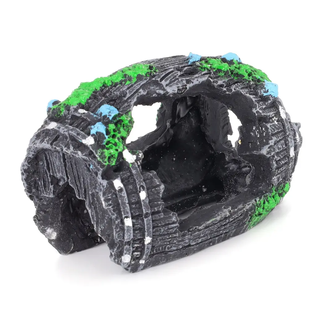 Декорація грот, стара бочка Aqua Nova 9,5x6x6,5 см (ANB08C) - фото 5