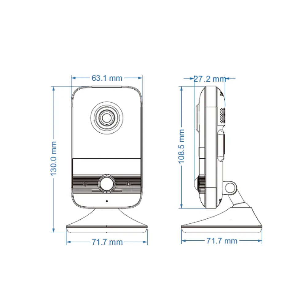 IP-відеокамера з WiFi 4Mp TVT TD-C14 f=2.1mm з мікрофоном (77-00397) - фото 11