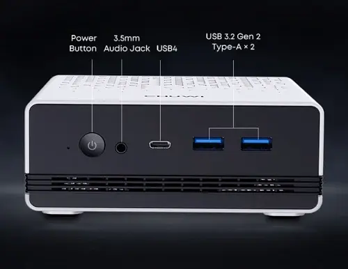 Неттоп Chuwi UBox, White/Black, Ryzen 5 6600H (6x3.3-4.5 GHz), 16Gb Windows 11 Pro, кріплення VESA у комплекті (CWI604) - фото 3