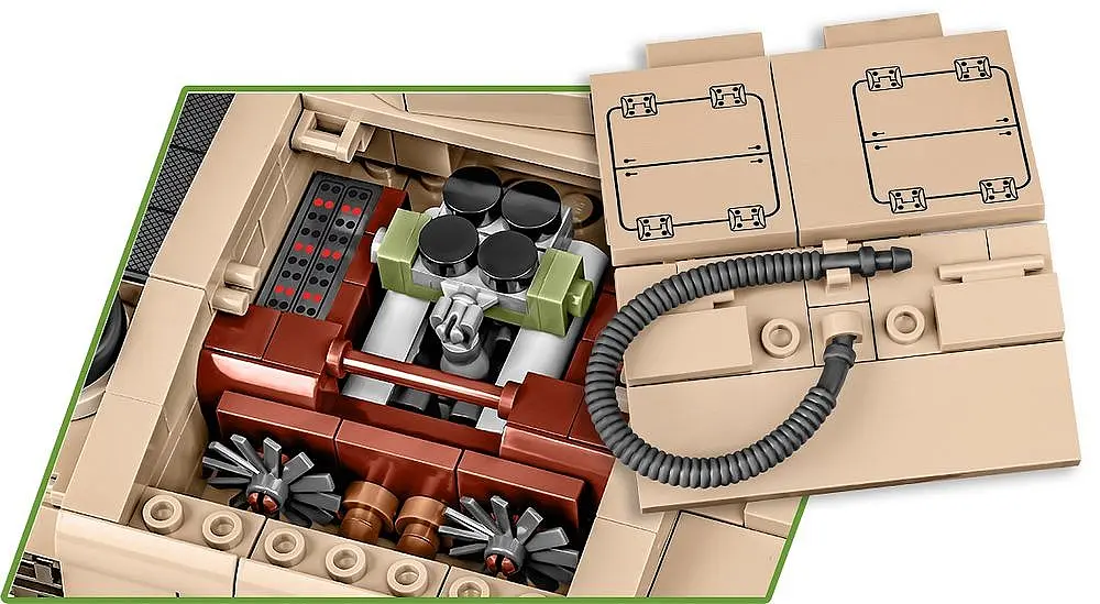 Конструктор COBI танк 1:28 PANZER III AUSF.J 2562 - фото 7