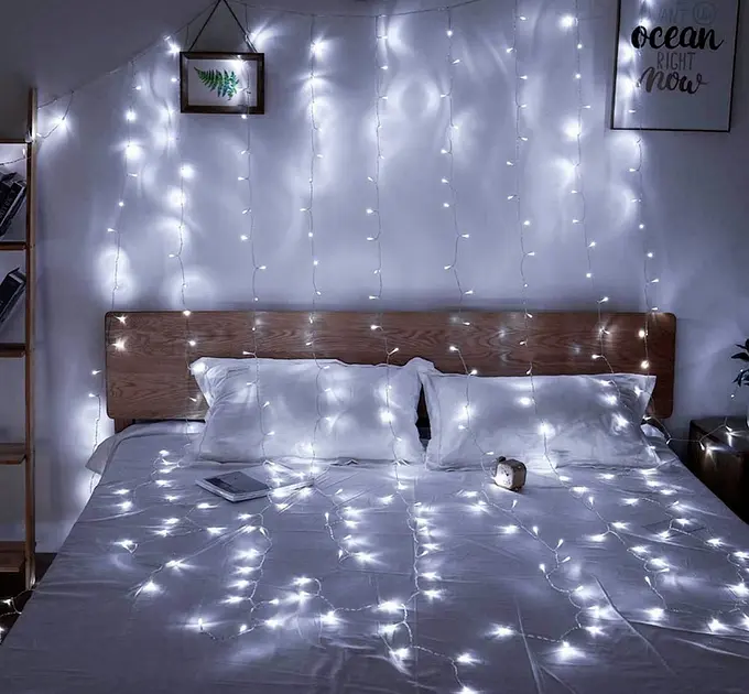 Гірлянда Xmas LED Водоспад 3м х 2м, 320 LED, теплий білий світ XPRO 320-W (47648-3839_322) - фото 4