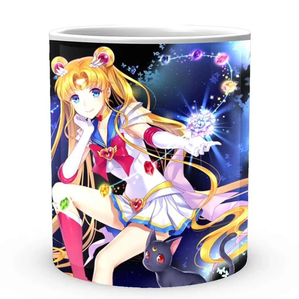 Кружка GeekLand Сейлор Мун Sailor Moon with cat SM.02.17 330 мл разноцветная - фото 3