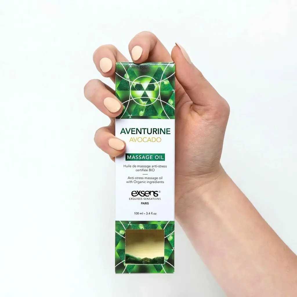 Масажна олія Exsens Aventurine Avocado, 100 мл - фото 5