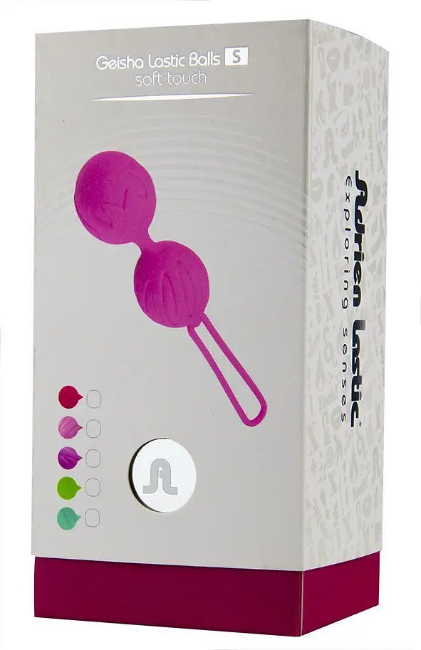 Вагінальні кульки Adrien Lastic Geisha Lastic Balls Mini S маленькі 3.4 см рожеві - фото 3