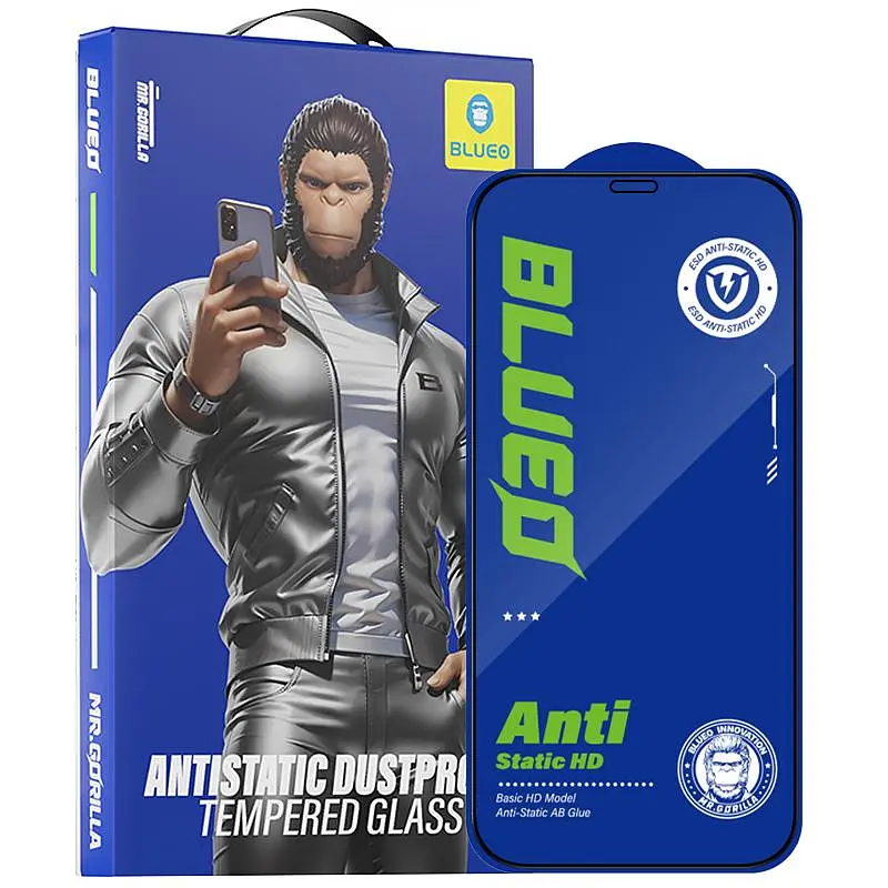 Захисне 2.5D скло Full Cover HD для Apple iPhone 12 Pro Max (6.7") Чорний Blueo teh0032043