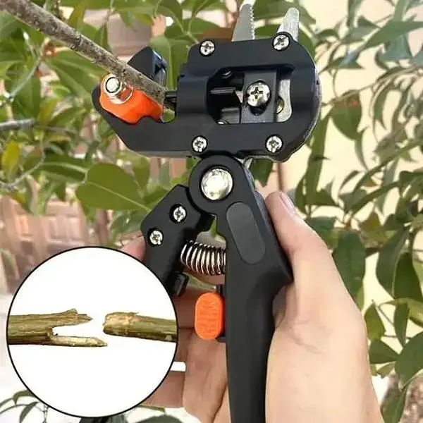Секатор Titan grafting tool 3 професійний прищепний інструмент для щеплення та обрізки гілок дерев рослин чагарників - фото 7