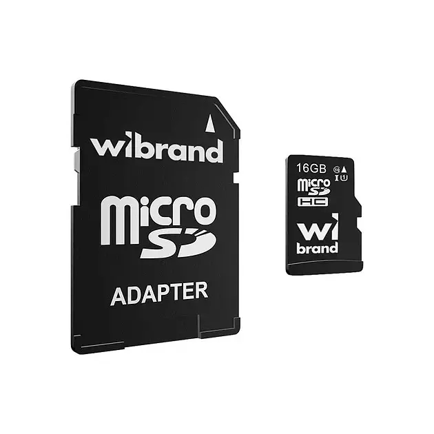 Карта пам`яті microSDHC (UHS-1) Wibrand 16Gb class 10