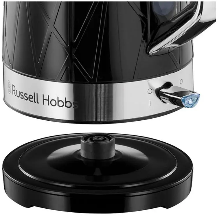 Електрочайник Russell Hobbs Structure 1.7 л чорно-сріблястий (28081-70) - фото 2