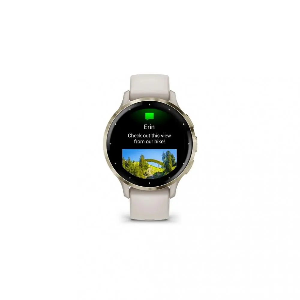 Смарт-часы Garmin Venu 3S Soft Gold S. Steel Bezel with Ivory Case and S. Band (010-02785-04) - фото 8