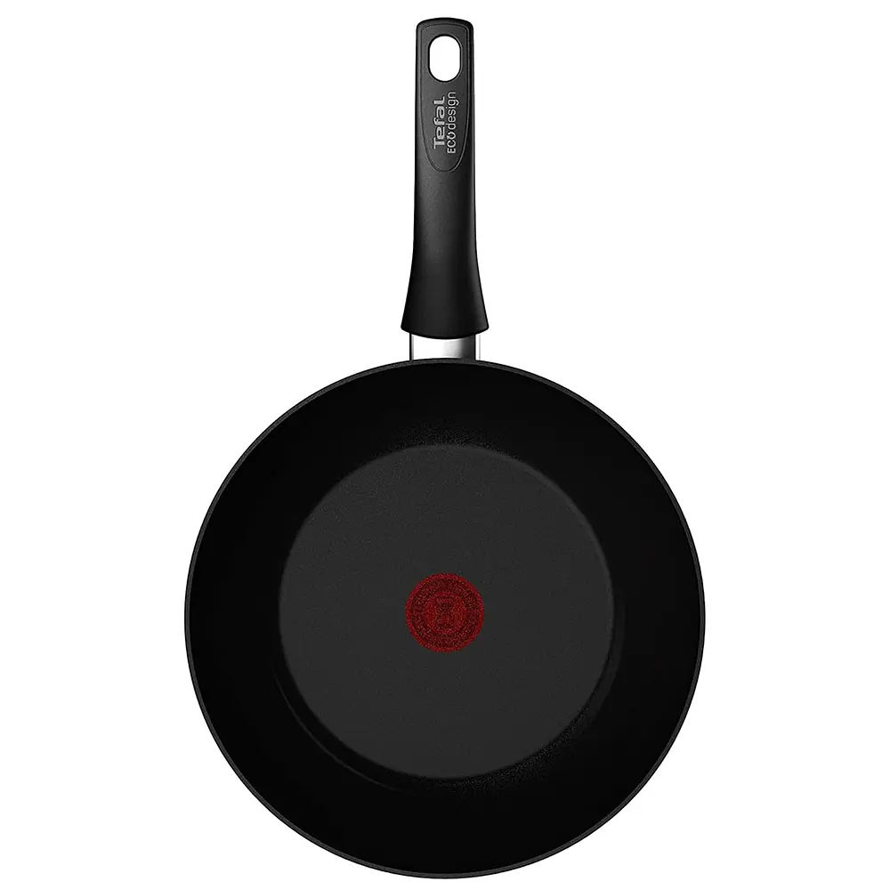 Большая сковорода-вок с керамическим покрытием Tefal Renew On 28 см., Wok (C43519) - фото 7