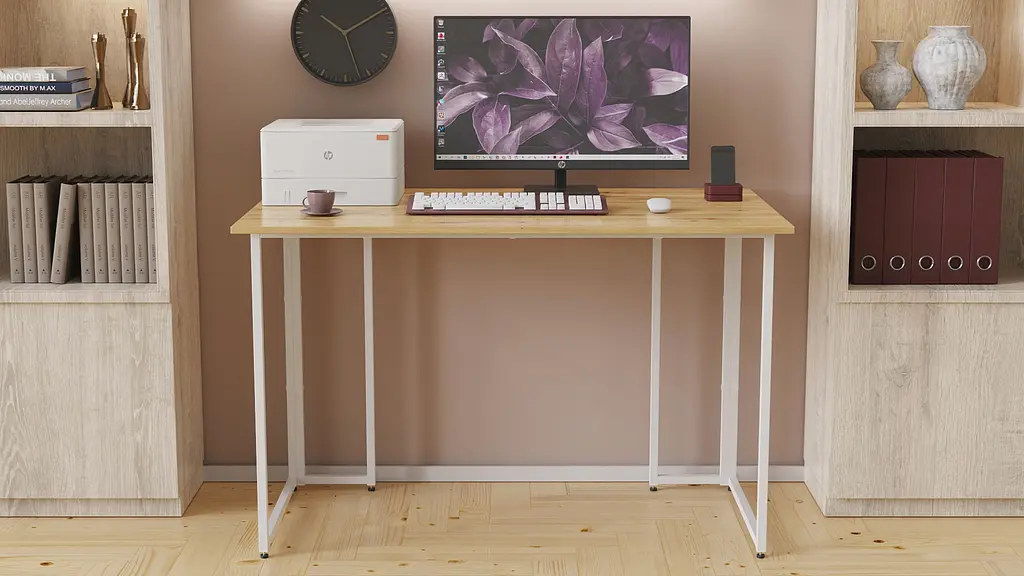 Комп'ютерний стіл Ferrum-decor Ханна 75x100x70 білий ДСП Дуб Артизан 16мм (FRD-106208) - фото 4