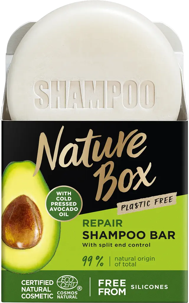 Твердый шампунь Nature Box для восстановления волос с маслом авокадо холодного отжима 85 г - фото 2
