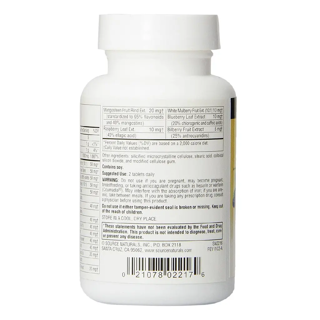 Рослинний антиоксидантний захист Source Naturals Berry Oxidants 60 таблеток - фото 3