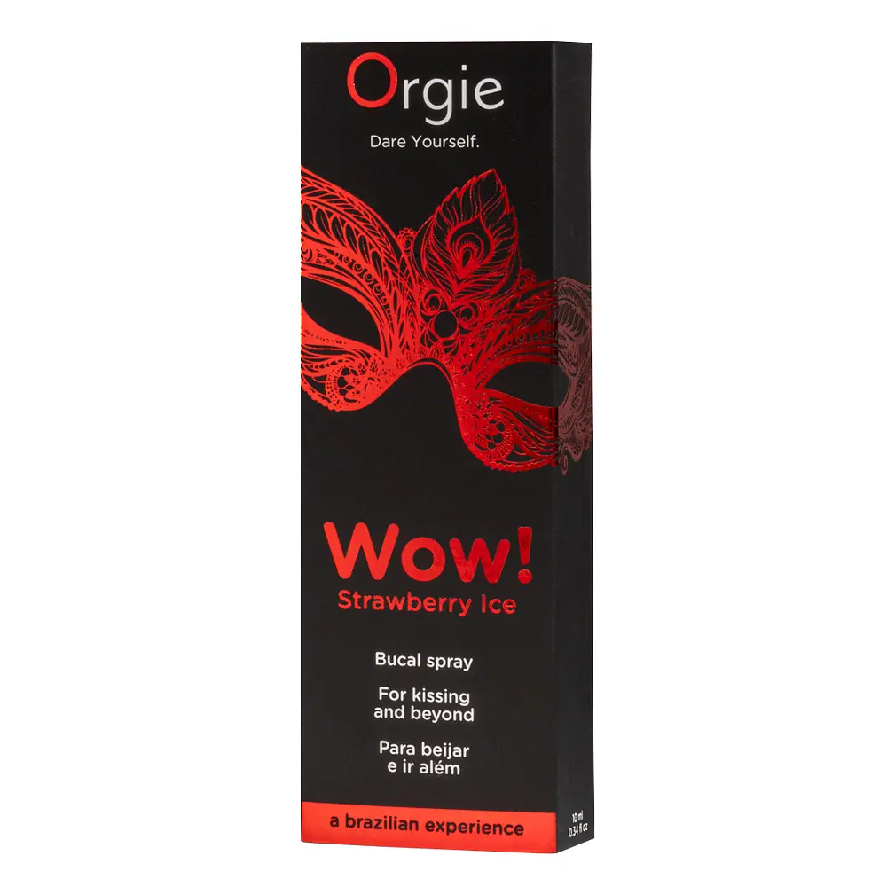 Спрей для орального сексу Orgie Wow Bucal Spray Strawberry Ice 10 мл - фото 2