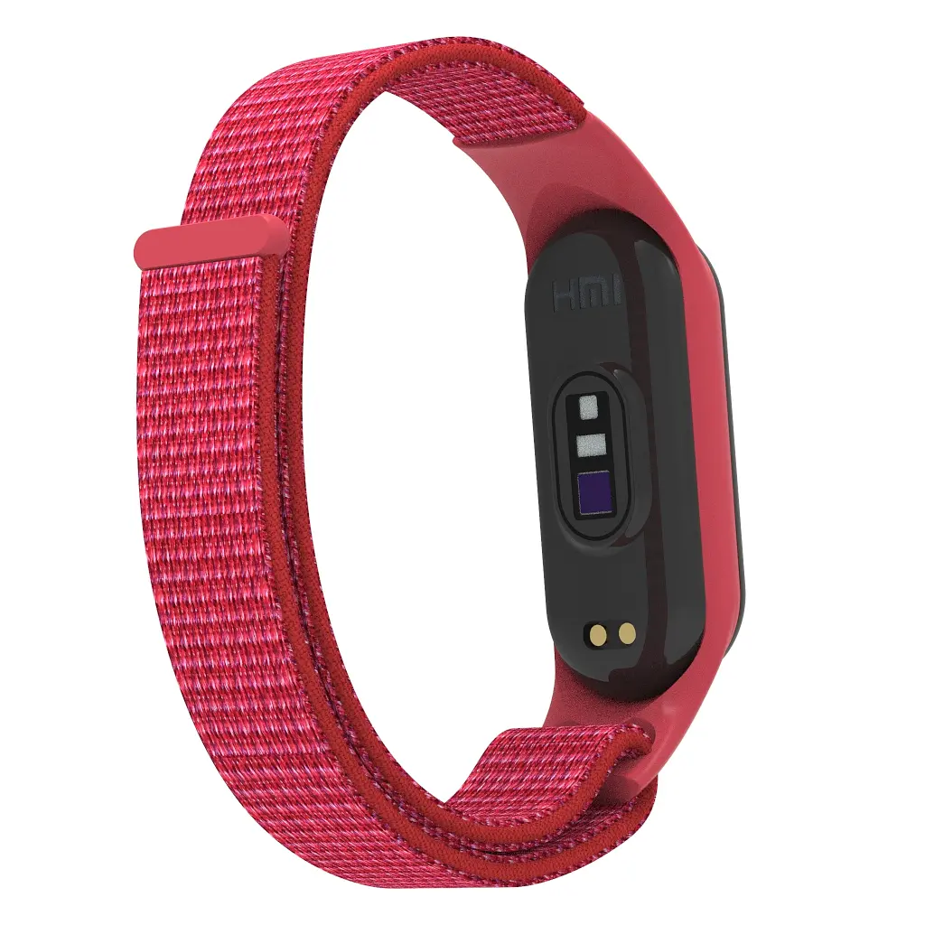 Ремінець нейлоновий ArmorStandart для Xiaomi Mi Band 7/6/5/4 Red (ARM67842) - фото 2
