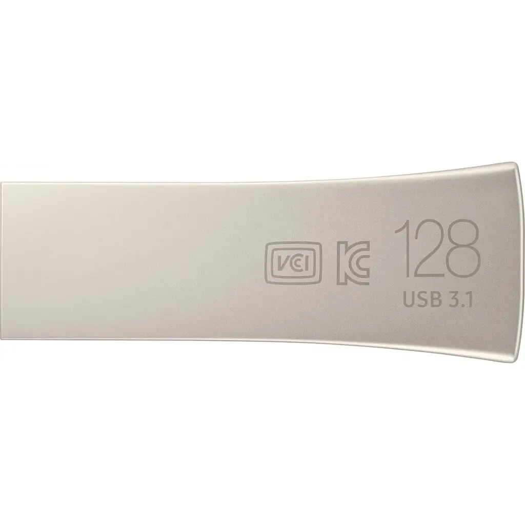 USB флеш-накопичувач Samsung Bar Plus 128GB USB-A 3.1 Champagne Silver [MUF-128BE3/APC] [136852] - фото 6
