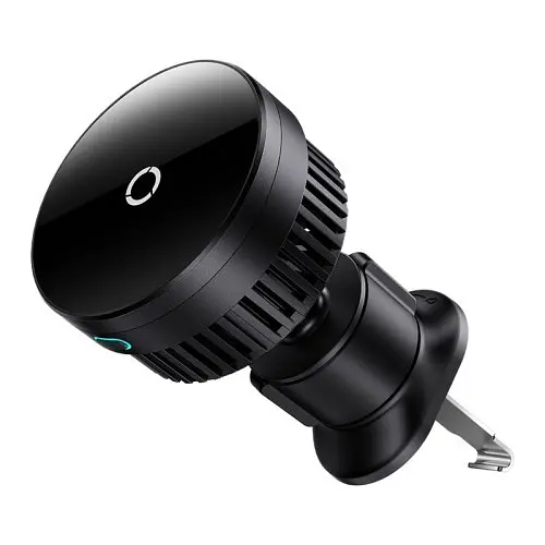 Беспроводное Автомобильное зарядное устройство Baseus MagPro Series Magnetic Wireless Charg Car Air Vent 15W черный - фото 5