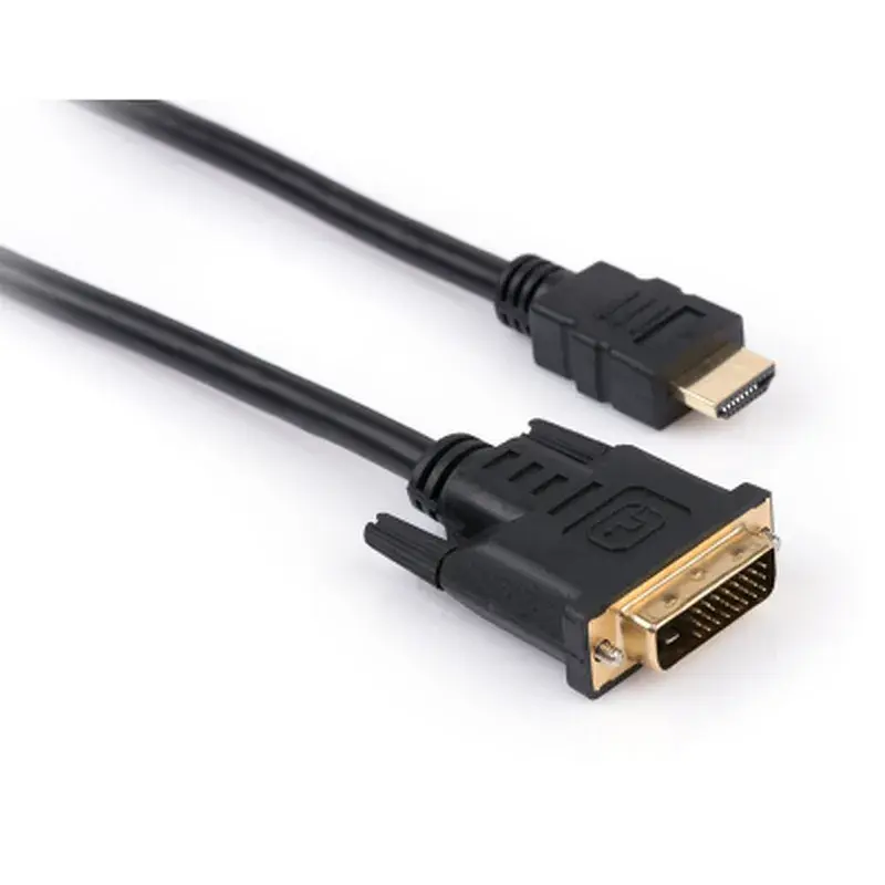 Кабель мультимедійний HDMI M to DVI M 1.8m 24+1pin Vinga (VCPHDMIDVI1.8)
