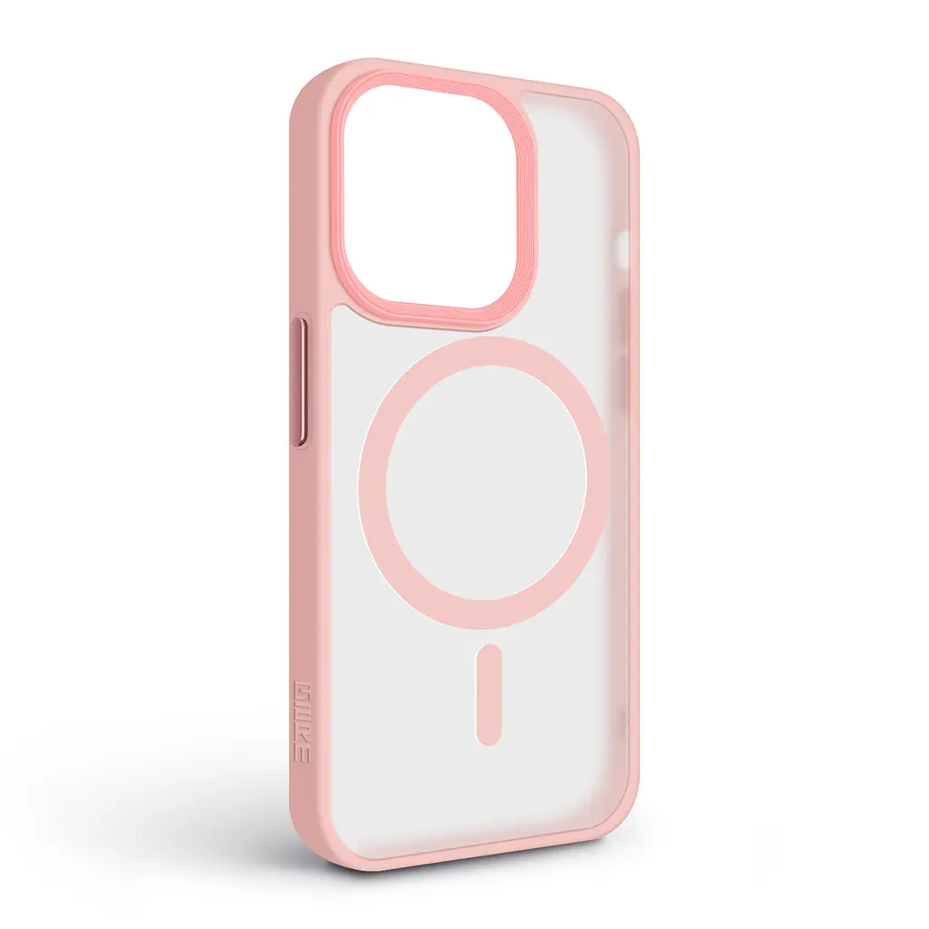 Чехол для Apple iPhone 14 Pro, Uniq MagCase, розовый, противоударный, панель-накладка с магсейф, ударопрочный TPU+PC, с магнитом MagSafe, поддержка полноценной беспроводной зарядки, ArmorStandart (ARM75293) - фото 2