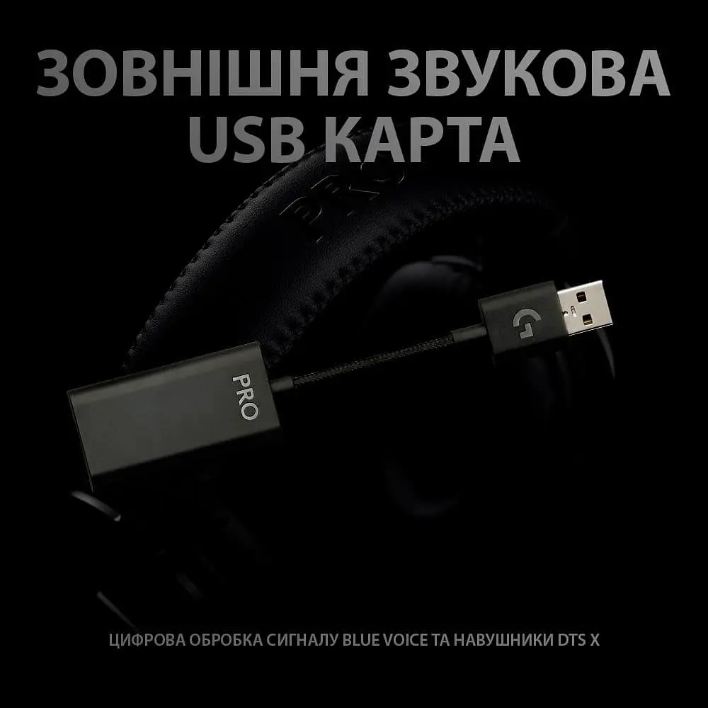 Ігрова гарнітура Logitech G Pro X Gaming Headset Black (981-000818) Б/в - фото 6