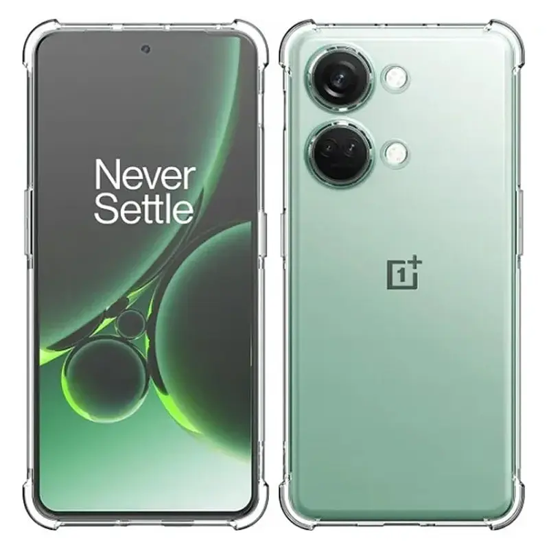 Чехол TPU Getman Ease logo усиленные углы Full Camera для OnePlus Nord 3 Бесцветный прозрачный - фото 2