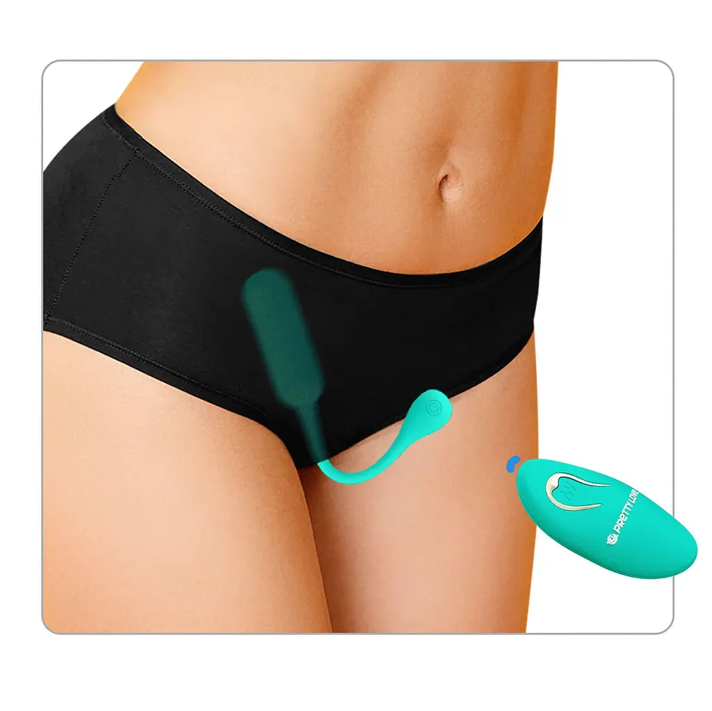 Віброяйце Pretty Love Lechies Dream 18,6 см бірюзовий - фото 6