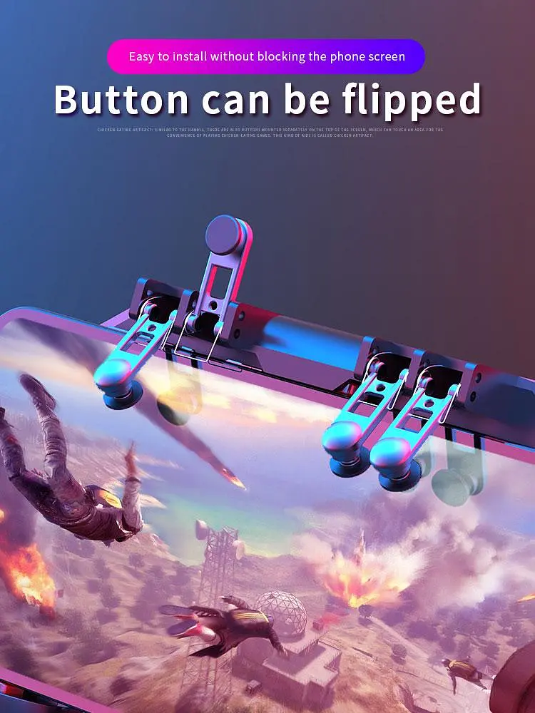 Джойстик для телефону з охолодженням Memo DL88 ігровий контролер тригер Black (18537) - фото 11