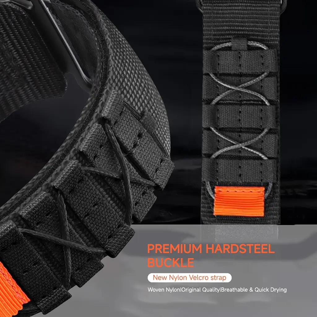 Тканевий тактичний ремінець Superior чорний 22 - фото 4