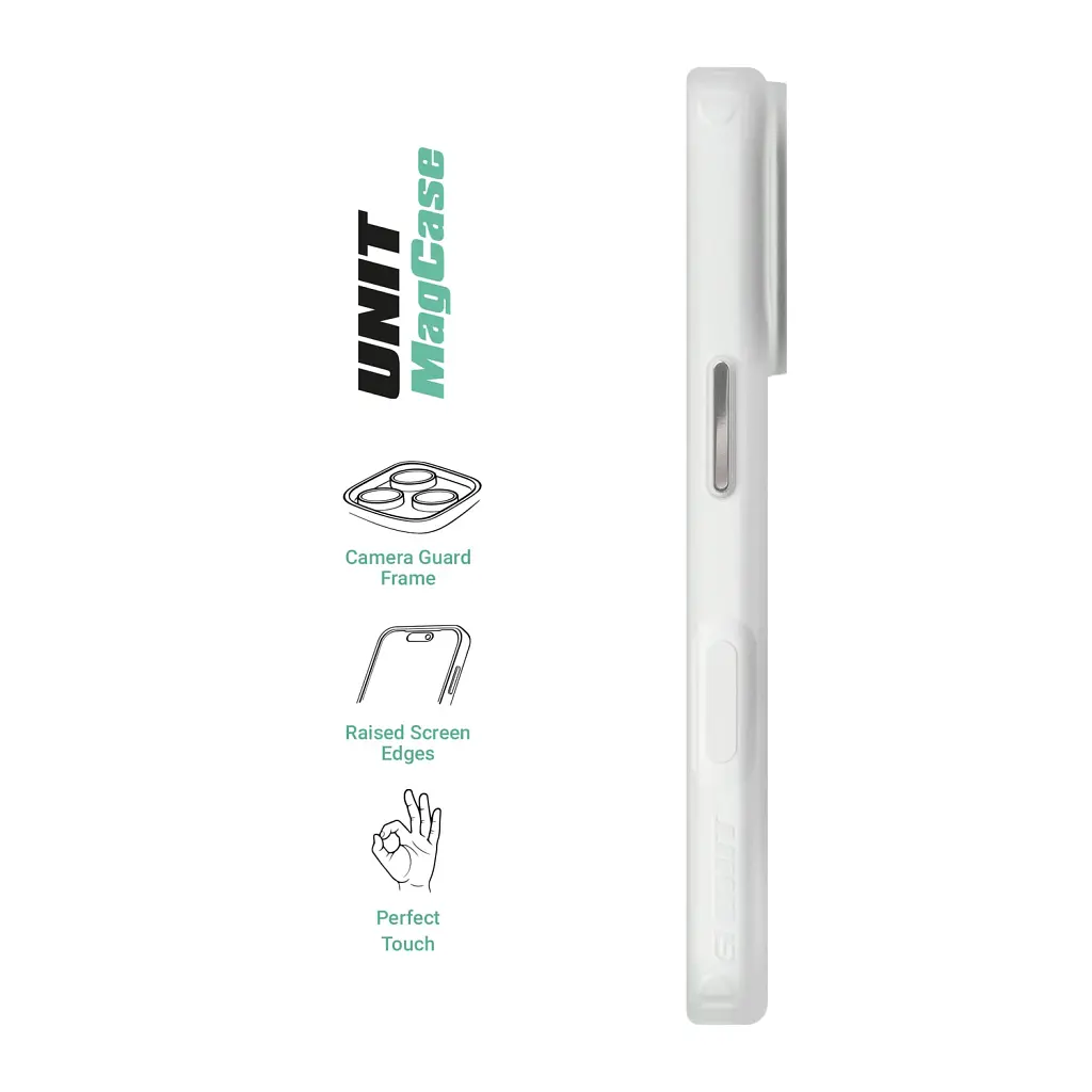 Чохол ArmorStandart Unit-C MagCase для Apple iPhone 17 Pro Matte Clear Silver - фото 3