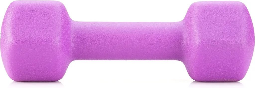 Гантели для фитнеса неопреновые Gymtek Hex 2х3кг фиолетовый - фото 6