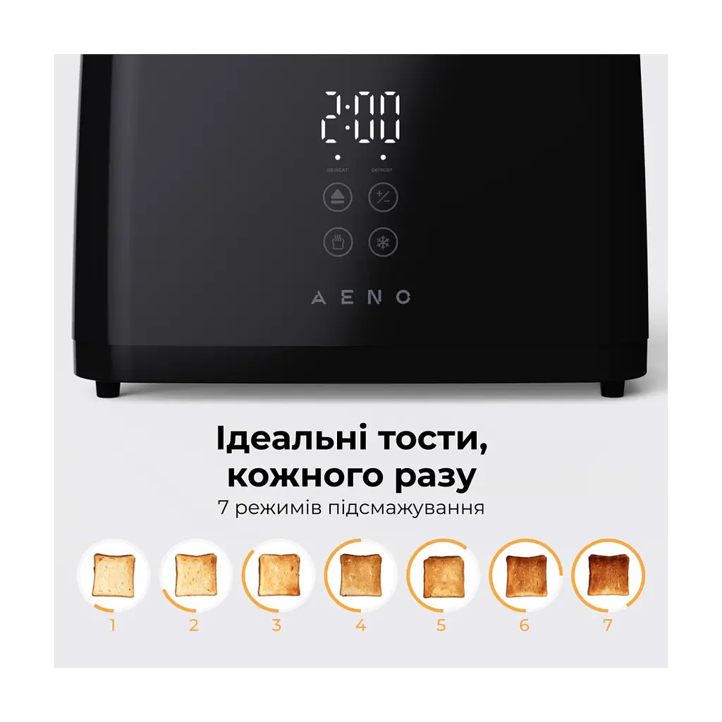Тостер AENO ATS0002B - фото 3