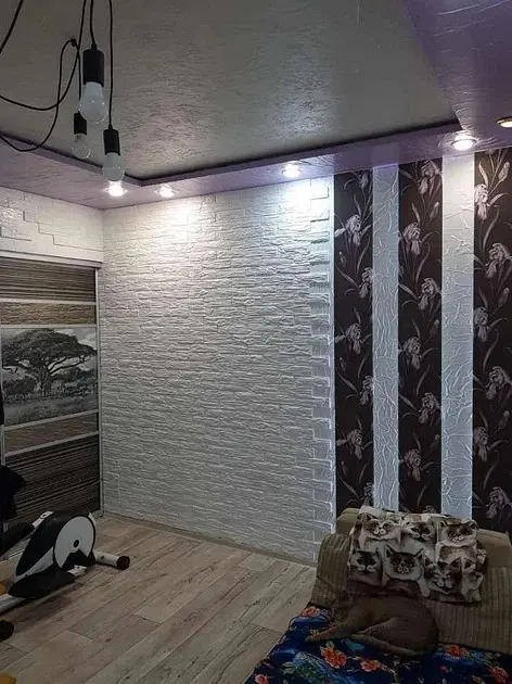 Гибкая полиуретановая форма для изготовления декоративного кирпича A.N.B. "ДРЕВЕСНЫЙ КАМЕНЬ" на 12 плиток - фото 3