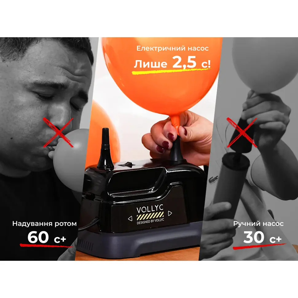 Електричний насос для повітряних кульок Vollyc Evo Baloon Pump by Flextail - фото 4
