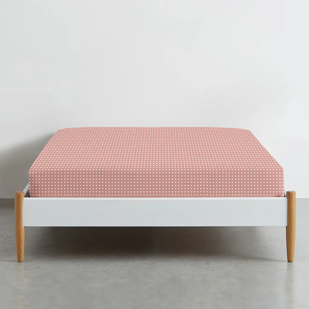 Простирадло на резинці для коляски та люльки Cosas Copper Dots 40х80х5 см (DropBrick-4008_FittedStroller_40х80) - фото 2