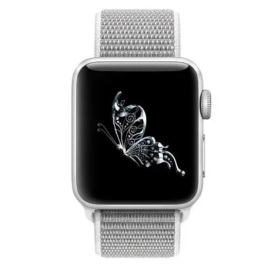Нейлоновий ремінець Primo для Apple Watch 38 мм, 40 мм, 41 мм White - фото 3