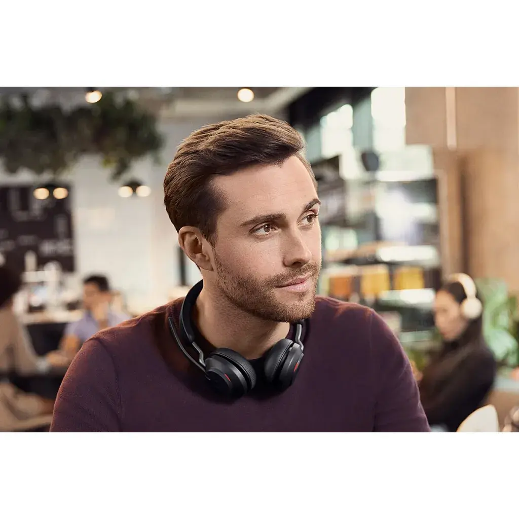Навушники Jabra Evolve 2 65 Link380c MS Stereo Stand Black (26599-999-889) - фото 6