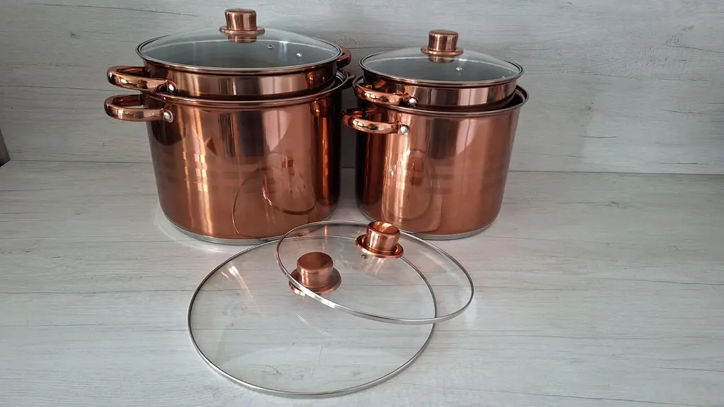 Набор кастрюль с крышками Royalty Line RL-SP8C из нержавеющей стали - фото 3